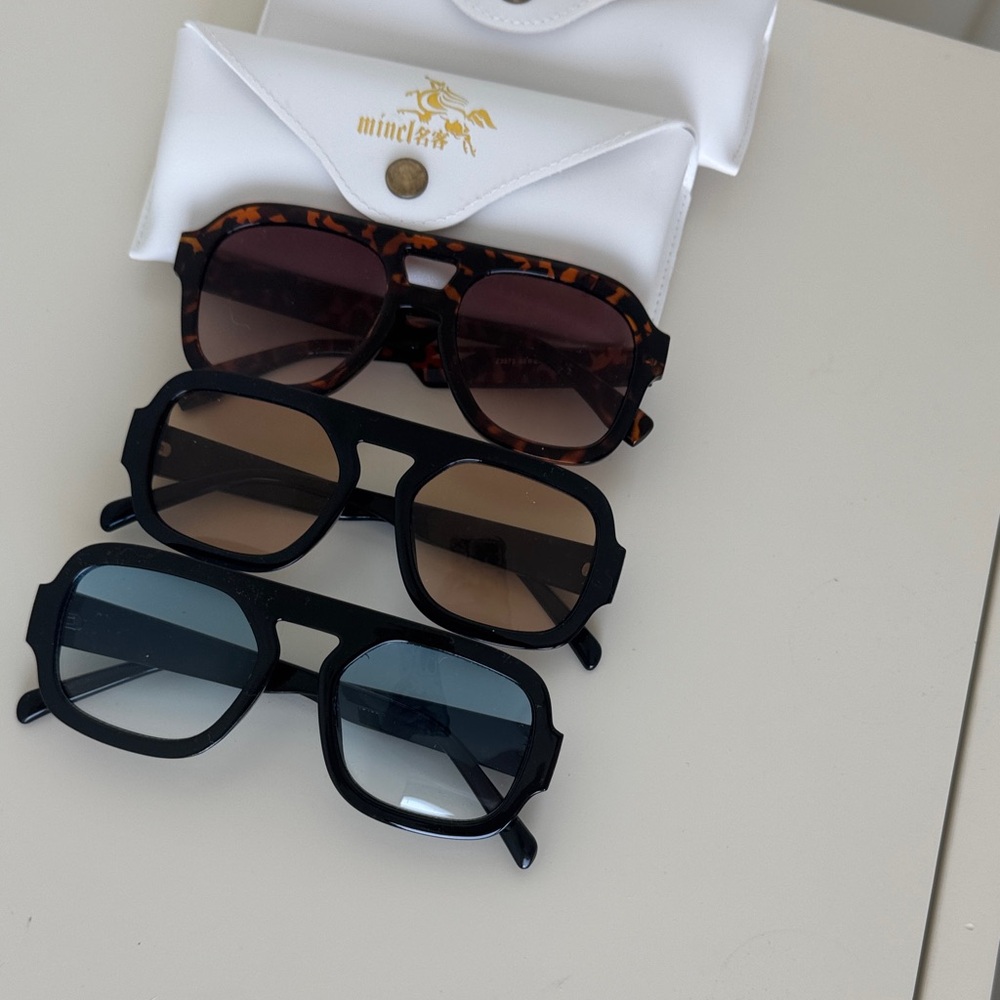 Sunglasses LOT- Tortoise,Black and Brown